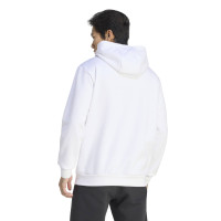adidas Entrada 26 Hoodie Joggingpak Wit Zwart