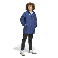 adidas Entrada 26 Stadium Jas Kids Donkerblauw Wit
