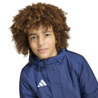 adidas Entrada 26 Stadium Jas Kids Donkerblauw Wit