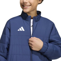 adidas Entrada 26 Tussenjas Kids Donkerblauw Wit