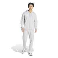 adidas Entrada 26 Hoodie Joggingpak Grijs Wit