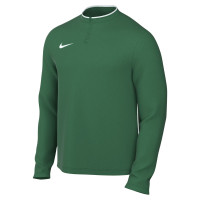 Nike Dri-FIT Park 26 Trainingstrui 1/4-Zip Kids Donkergroen Wit