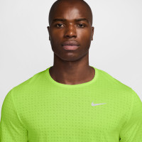 Nike Miler Breathe Training Shirt Bright Green Silver