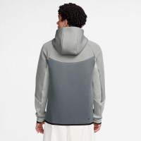 Nike Tech Fleece Sportswear Vest Grijs Donkergrijs Felgroen