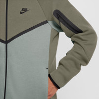 Nike Tech Fleece Sportswear Vest Grey Green Light Grey Black