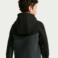 Nike Tech Fleece Sportswear Vest Kids Black Dark Grey Red