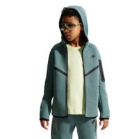 Nike Tech Fleece Sportswear Vest Kids Blauwgroen Zwart
