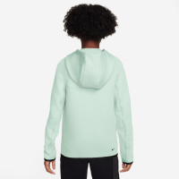 Nike Tech Fleece Sportswear Tracksuit Kids Light Green Black