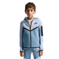 Nike Tech Fleece Sportswear Tracksuit Kids Light Blue Dark Blue Black