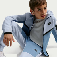 Nike Tech Fleece Sportswear Sweat Pants Kids Light Blue Blue Black