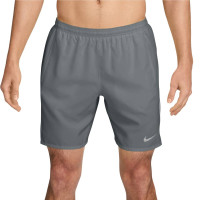 Nike 7"Brief-Lined Miler Trainingsbroekje Donkergrijs Zilver