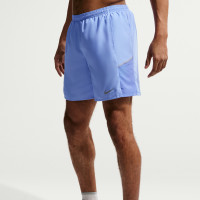 Nike Miler UV Trainingsset Blauw Zilver
