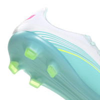 adidas F50 Messi Pro Gras Football Boots (FG) White Turquoise Pink