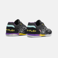 Joma Top Flex Zaalvoetbalschoenen (IN) Zwart Geel Paars