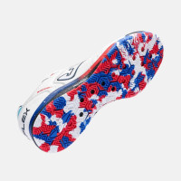 Joma Top Flex Rebound Zaalvoetbalschoenen (IN) Wit Blauw Rood Felblauw