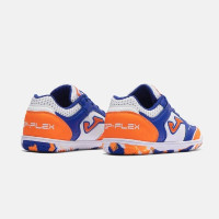 Joma Top Flex Indoor Football Boots (IN) Kids White Blue Orange