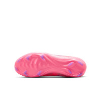 Nike Zoom Mercurial Vapor 16 Vinicius Júnior Pro Gras Voetbalschoenen (FG) Kids Felroze Paars Zilver