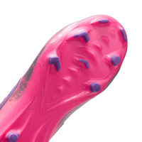 Nike Zoom Mercurial Vapor 16 Vinicius Júnior Academy Gras / Kunstgras Voetbalschoenen (MG) Kids Felroze Paars