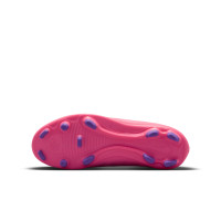 Nike Zoom Mercurial Vapor 16 Vinicius Júnior Club Gras / Kunstgras Voetbalschoenen (MG) Kids Felroze Paars Zilver