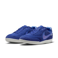 Nike Tiempo Streetgato Premium Straatvoetbalschoenen Blauw Paarsblauw Lichtblauw