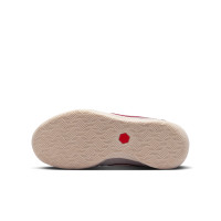 Nike Tiempo Streetgato Premium Street Football Shoes Kids Grey White Burgundy