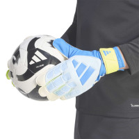 adidas Predator Training Goalkeeper Gloves Blue Light Blue Neon Yellow