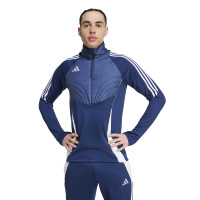 adidas Tiro 24 Winterized Trainingstrui 1/4-Zip Donkerblauw Wit