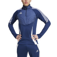 adidas Tiro 24 Winterized Trainingstrui 1/4-Zip Donkerblauw Wit
