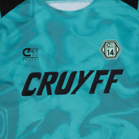 Cruyff Defense T-Shirt Kids Turquoise Black