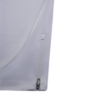 Cruyff Defense Tracksuit 1/4-Zip Kids Light Grey Black Light Blue