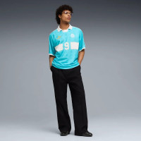 PUMA Olympique Marseille KING T-Shirt Retro Lichtblauw Wit Goud