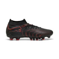 PUMA Future 9 Match Gazon Naturel Artificiel Chaussures de Foot (MG) Noir Rouge