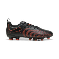 PUMA Future 9 Play Gazon Naturel / Artificiel Chaussures de Foot (MG) Enfants Noir Rouge