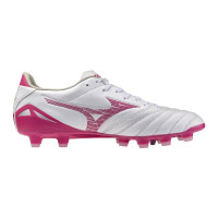 Mizuno Morelia Neo IV Pro Gras Football Boots (FG) White Pink
