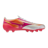 Mizuno Alpha III Japan Grass Football Boots (FG) White Pink Orange
