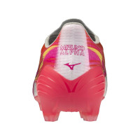 Mizuno Alpha III Japan Grass Football Boots (FG) White Pink Orange