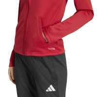 adidas Entrada 26 Women's Training Jacket Red White