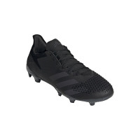 adidas PREDATOR 20.2 Gras Voetbalschoenen (FG) Zwart Zwart Grijs