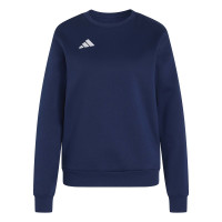 adidas Entrada 26 Crew Sweater Women's Jogging Suit Dark Blue White