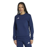 adidas Entrada 26 Crew Sweater Women's Jogging Suit Dark Blue White