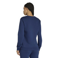 adidas Entrada 26 Crew Sweater Women's Jogging Suit Dark Blue White