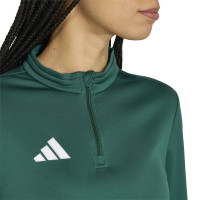 adidas Entrada 26 Trainingstrui Dames Donkergroen Wit