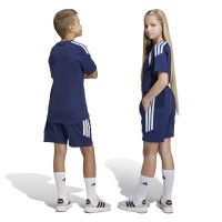 adidas Tiro 26 League Sweat Trainingsbroekje Kids Donkerblauw Wit