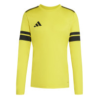 adidas Squadra 25 Voetbalshirt Lange Mouwen Geel Zwart