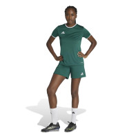 adidas Entrada 26 Women's Football Shorts Dark Green White