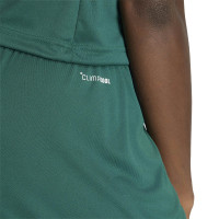adidas Entrada 26 Women's Football Shorts Dark Green White