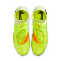 Nike Phantom 6 High Elite Iron Stud Football Boots (SG) Pro Player Yellow Orange Black
