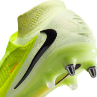 Nike Phantom 6 High Elite Iron Stud Football Boots (SG) Pro Player Yellow Orange Black
