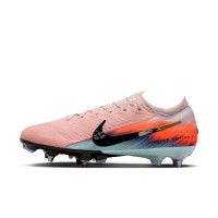Nike Zoom Mercurial Vapor 16 Elite Iron Stud Football Boots (SG) Pro Player Pink Blue Turquoise
