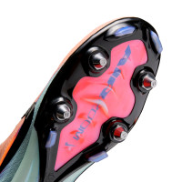 Nike Zoom Mercurial Vapor 16 Elite Iron Stud Football Boots (SG) Pro Player Pink Blue Turquoise